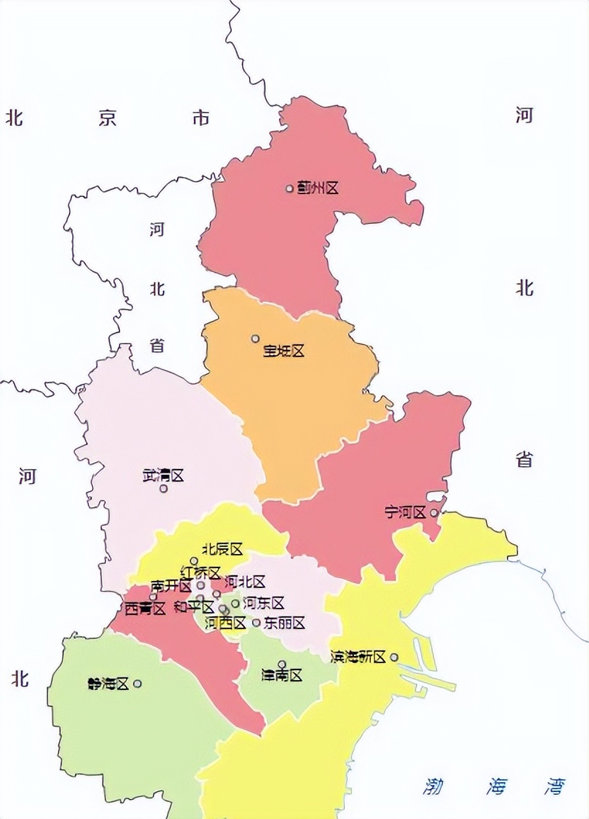 天津市行政区划地图电子版,天津历代行政区划