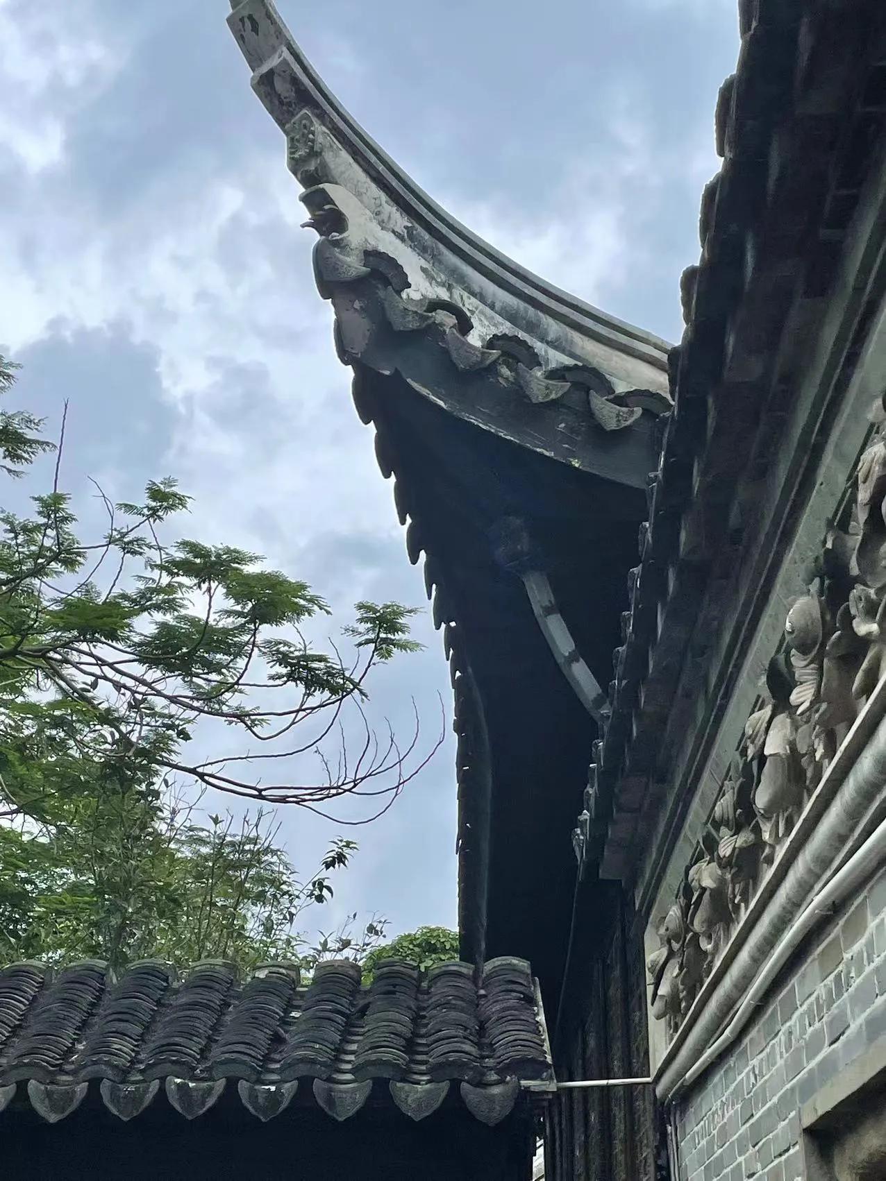 中山东凤镇天后宫夜晚景色,中山好看的古镇景色