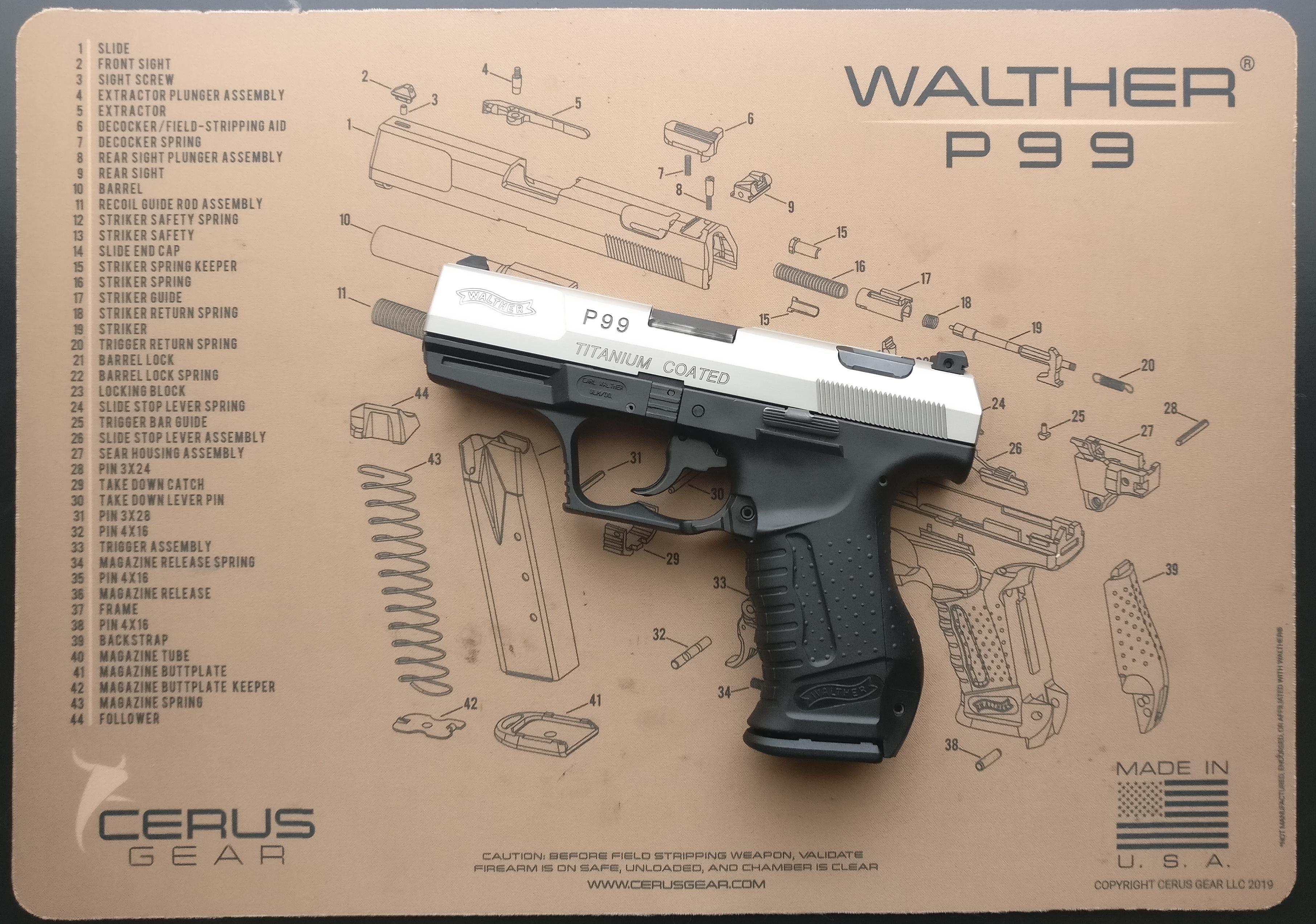 瓦尔特p99手枪玩具,武器瓦尔特p99半自动手枪