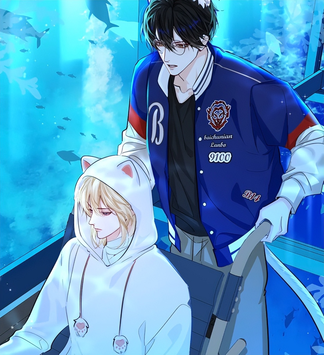 人鱼陷落:啵啵鱼画师示爱,兰波进入水族馆,是到了自助餐厅吗