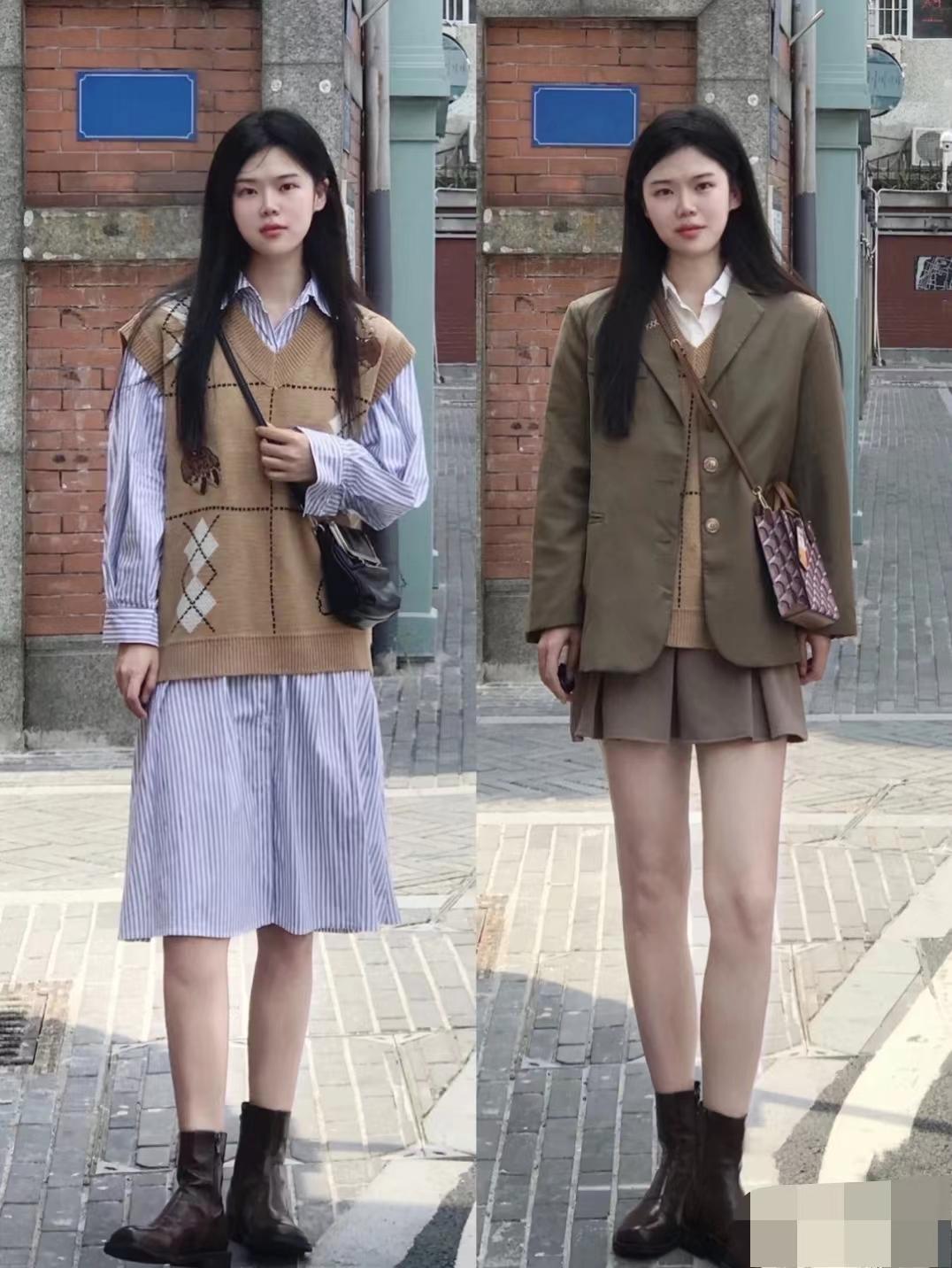 冬季穿低帮马丁靴,降温了中拉链马丁靴