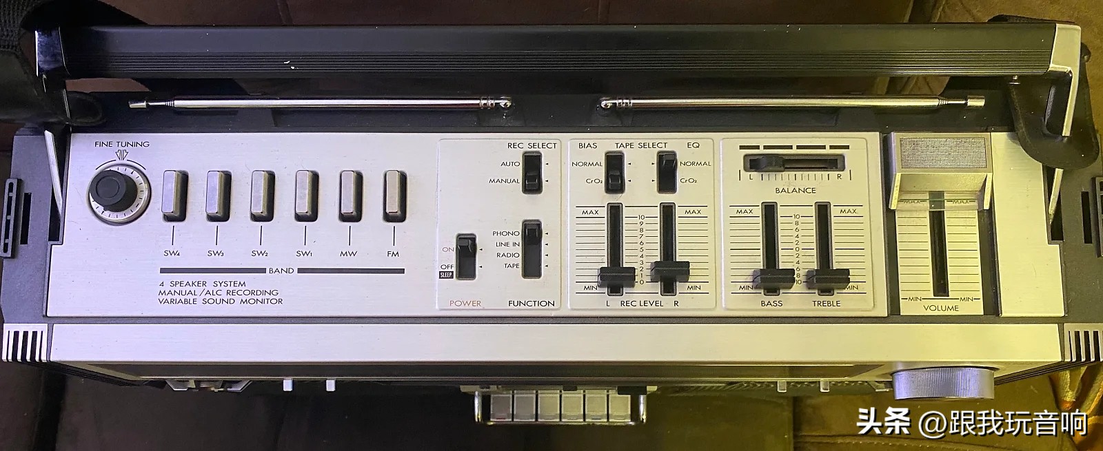 80年代jvc收录机,怀旧微型收录机音响