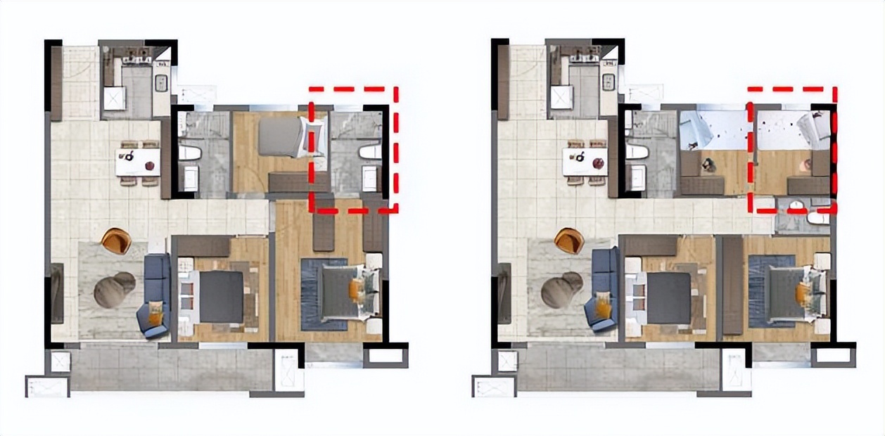 原来很火的可变户型,可变户型的优点