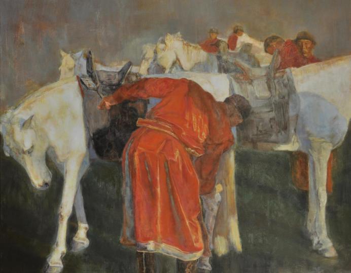 中央民族大学夏展油画作品,油画作品欣赏山东艺术学院