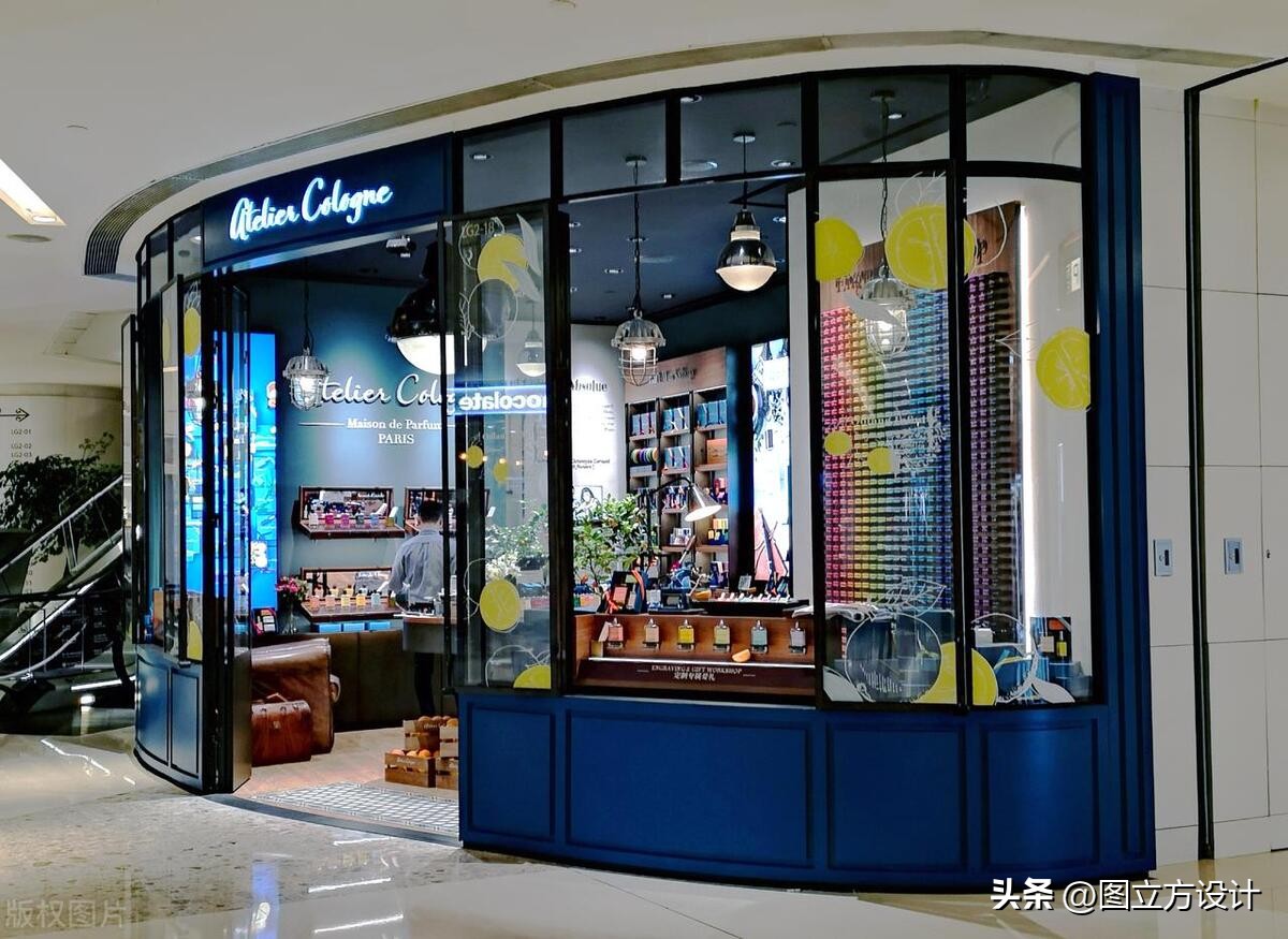 化妆品店门头设计设置,化妆品店门头石材设计