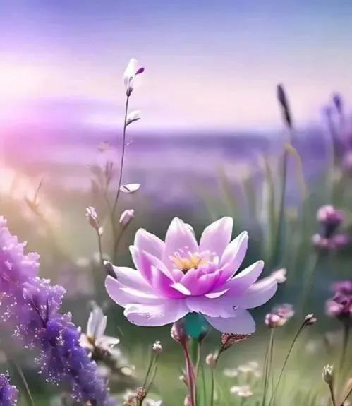 人间最美三月天春花烂漫展笑颜,人间最美四月天一花一草一世界