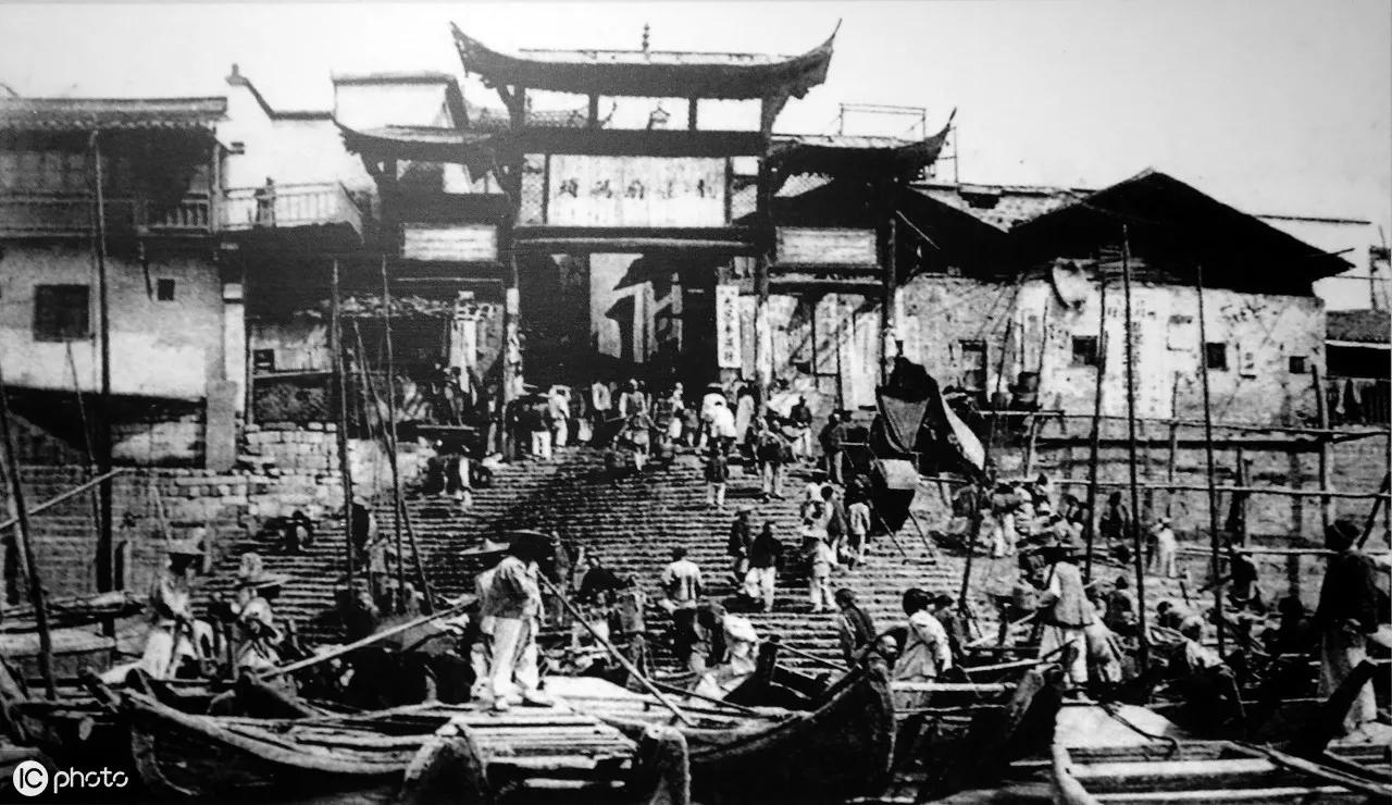 天门汉江堤历史,天门汉江码头