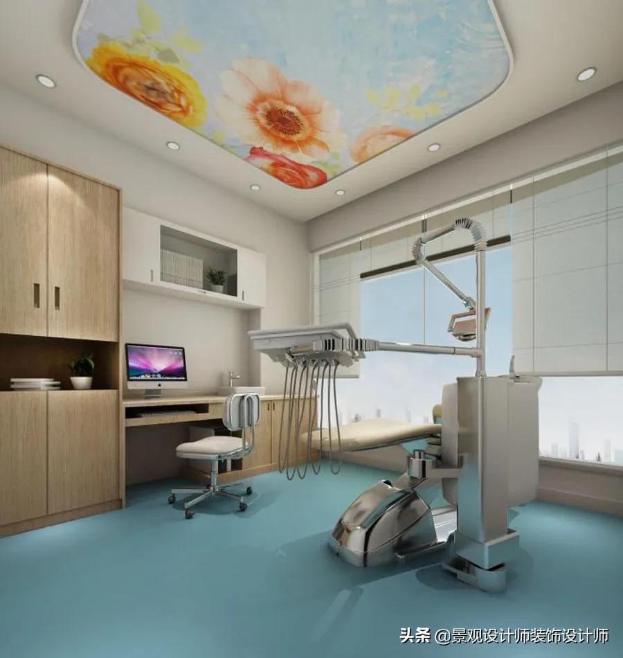 顶级口腔诊所设计图,120平口腔诊所设计案例