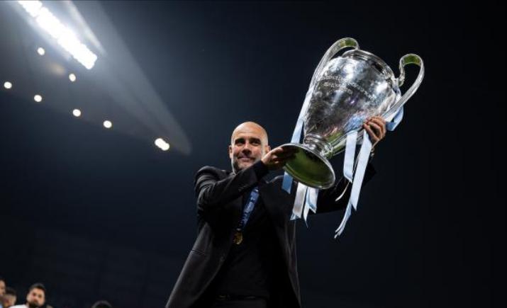 2次夺得三冠王,瓜迪奥拉三冠王次数