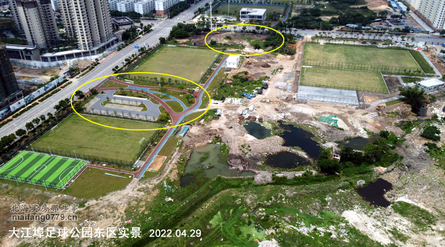 广西北海大江埠球场,大江埠足球公园冬训