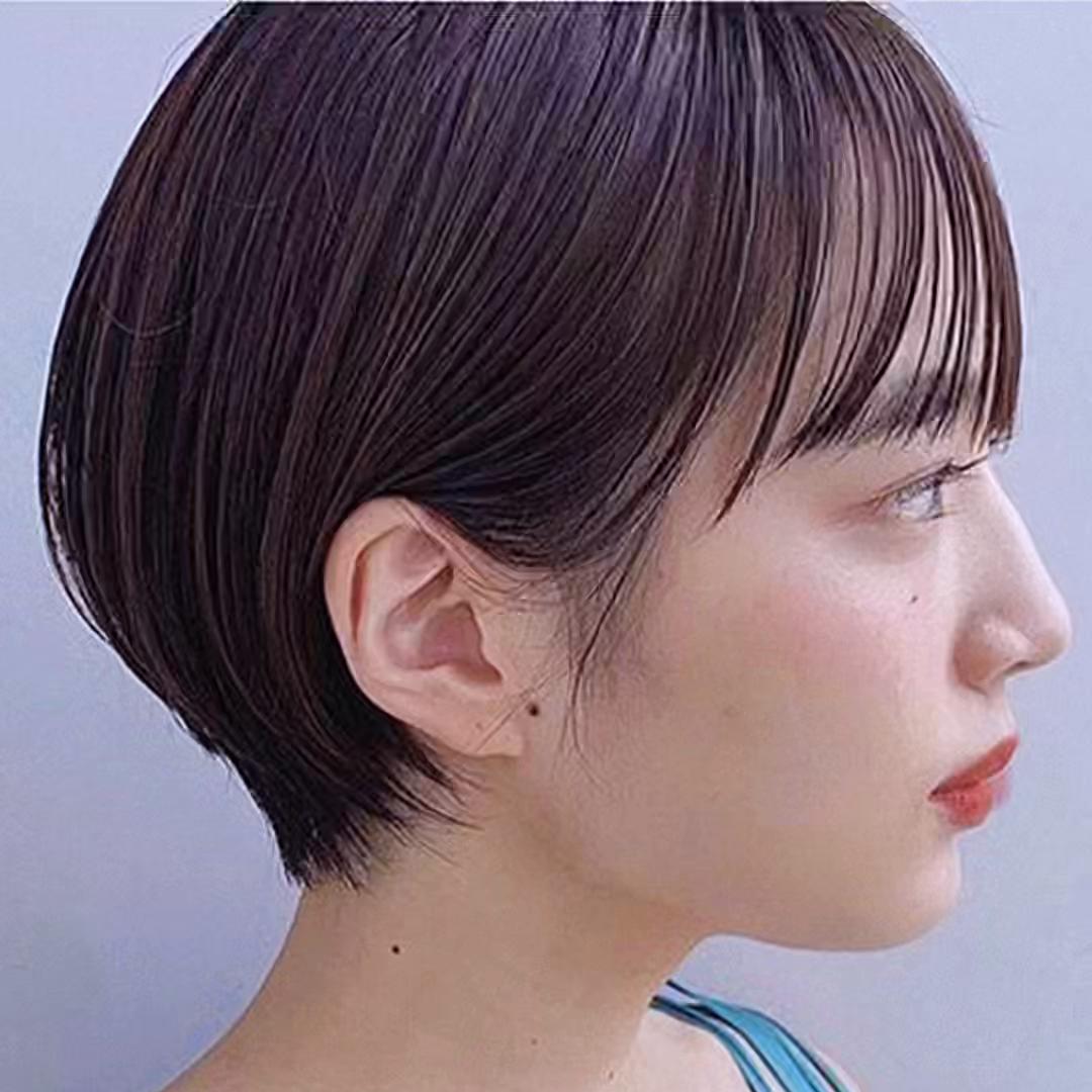 高级感短发裁剪教程@抖音短视频