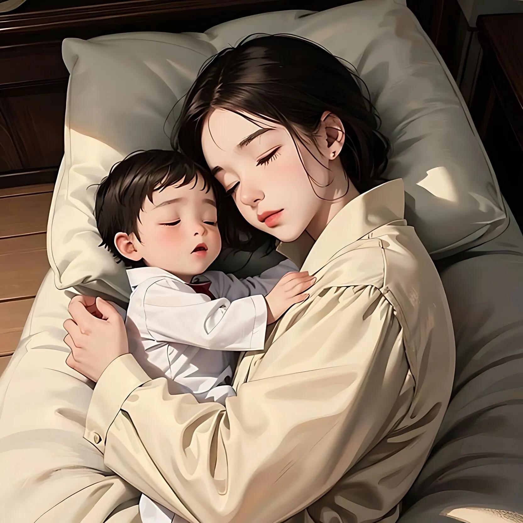 亲子准爸爸妈妈头像,亲子头像双胞胎男孩和妈妈