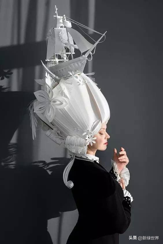 纸艺作品绘画,千变万化的纸艺术作品