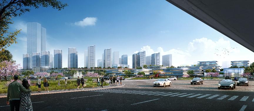 *界无**山水，绿墨连城——宁波下应车辆段上盖开发项目/华东院