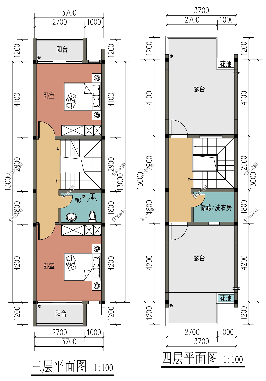 7x10米宅基地建房效果图,900平宅基地建房如何设计