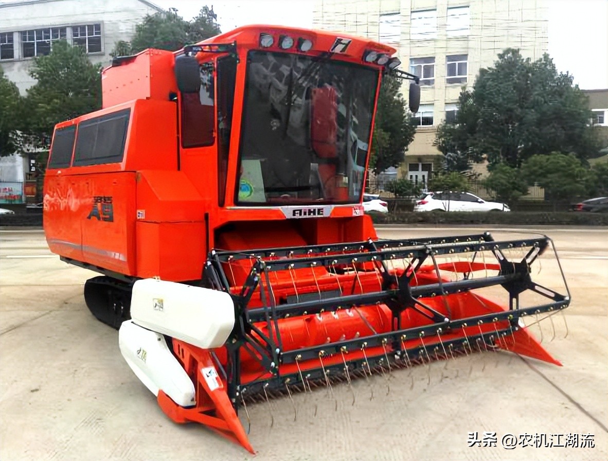 大型水稻收割机全过程,史上最快的水稻收割机