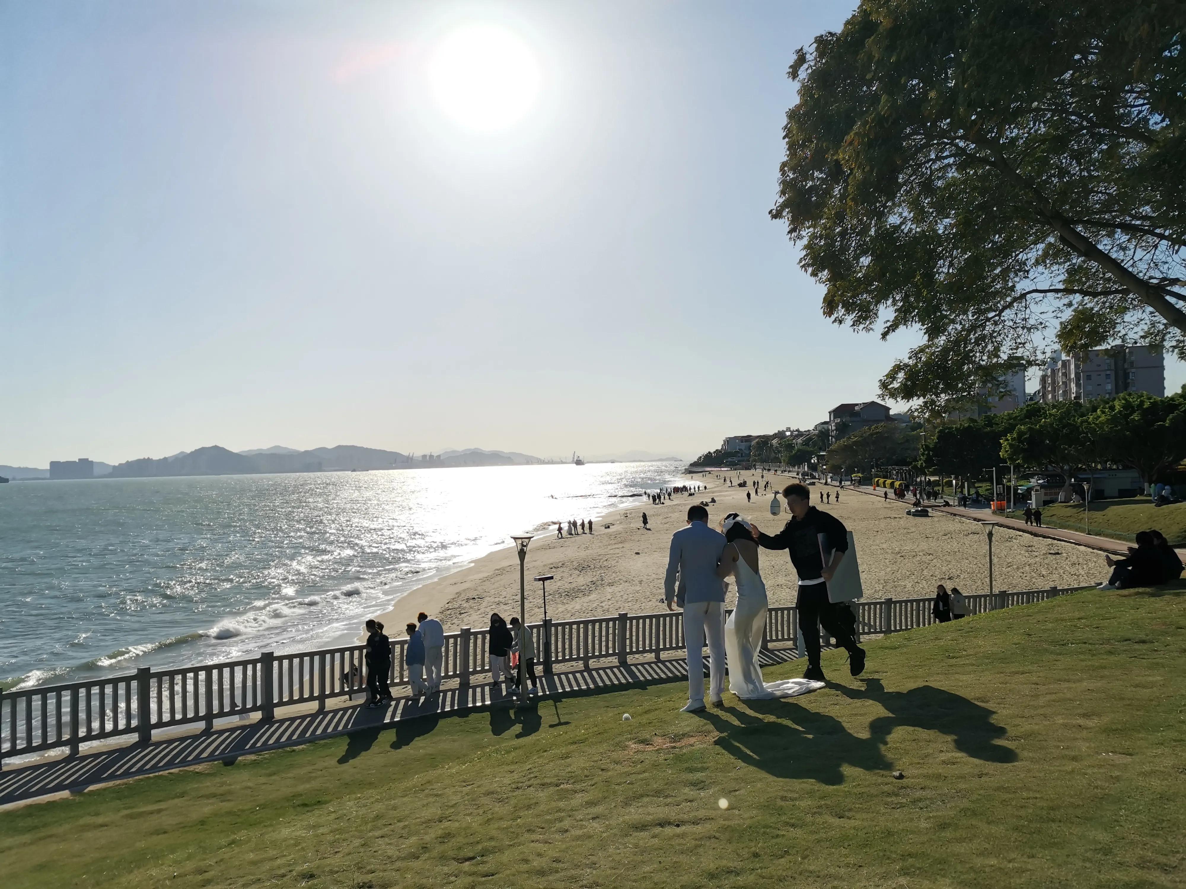 厦门的蓝天白云大海,厦门的海厦门的天空