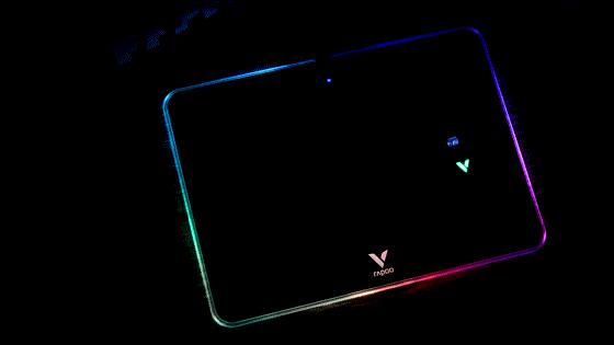 雷柏v10rgb鼠标垫中间凸起,雷柏v10rgb无线充电鼠标垫拆解