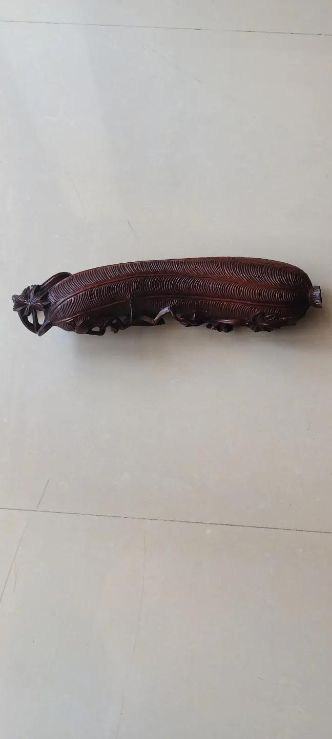 回流老沉香木雕自在观音摆件,回流麒麟摆件