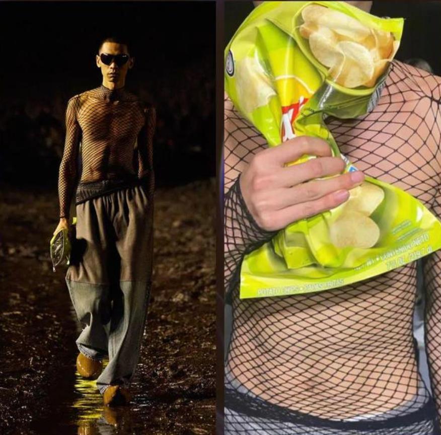 5块5一包的乐事薯片,巴黎世家推出乐事薯片包