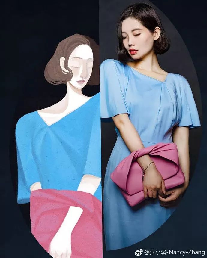 刘诗诗彩色铅笔画,刘诗诗立体画