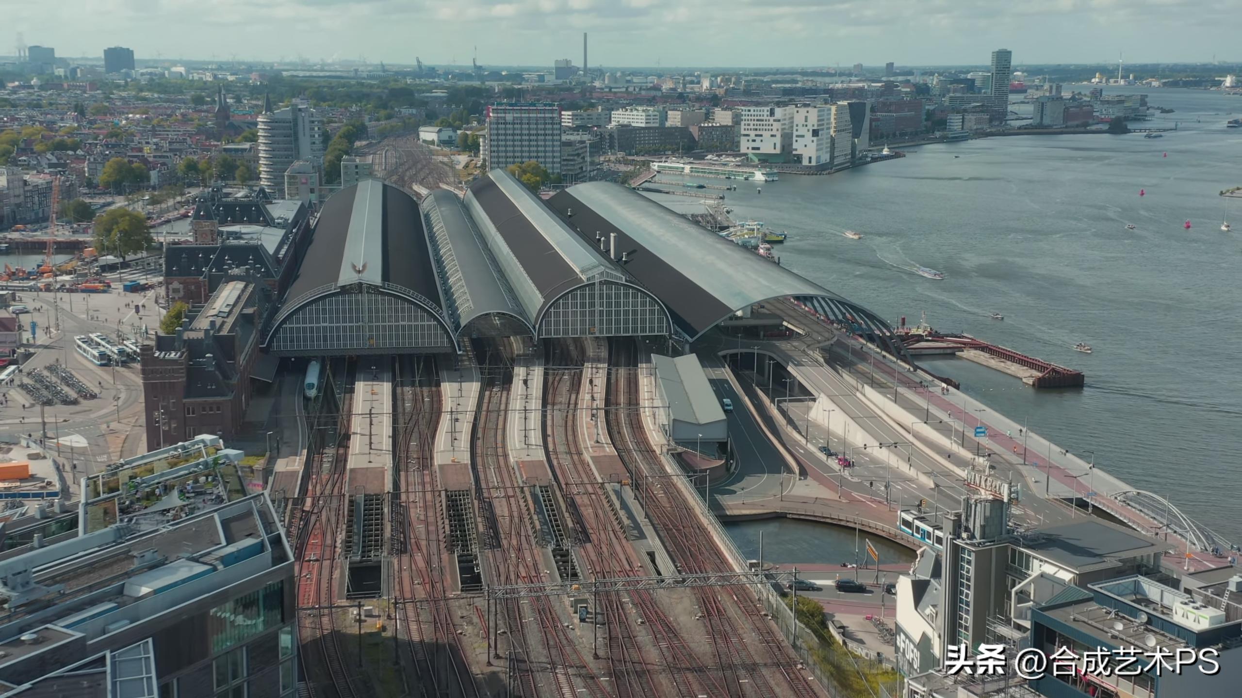 风车王国荷兰,荷兰田野中的风车