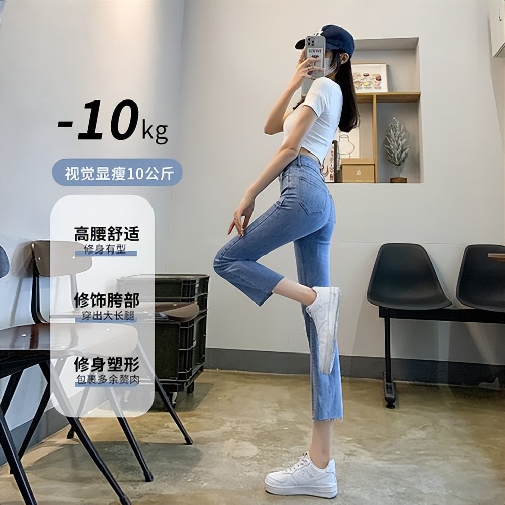 夏日裤装的搭配让你清凉又时尚,短款上衣搭配阔腿白裤子