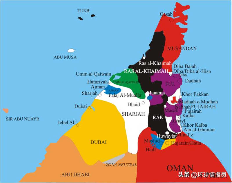 阿曼在阿联酋的飞地,阿曼飞地