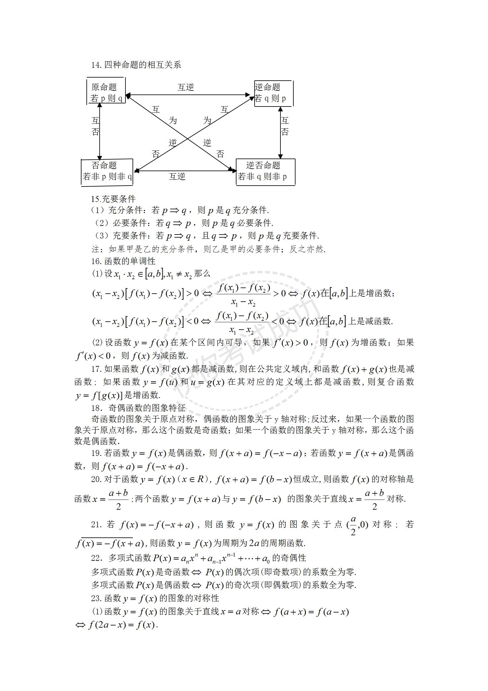 高考数学逆袭解题方法,高考数学技巧公式总结大全