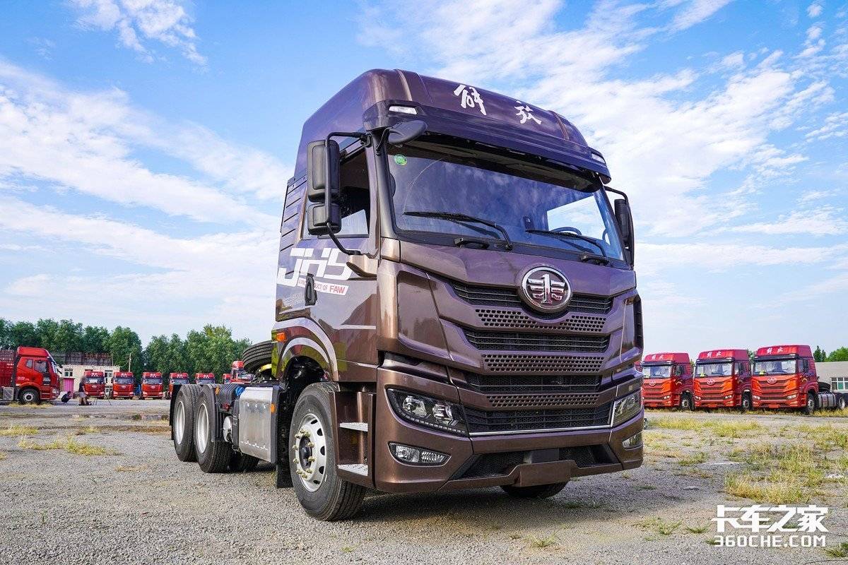 解放jh5牵引车潍柴500马力自动,解放jh62.0版500马力的潍柴发动机