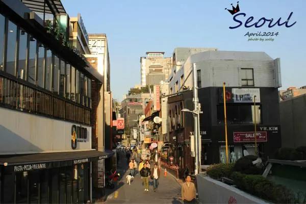 韩国梨泰院现场实景,韩国首尔梨泰院富人区别墅