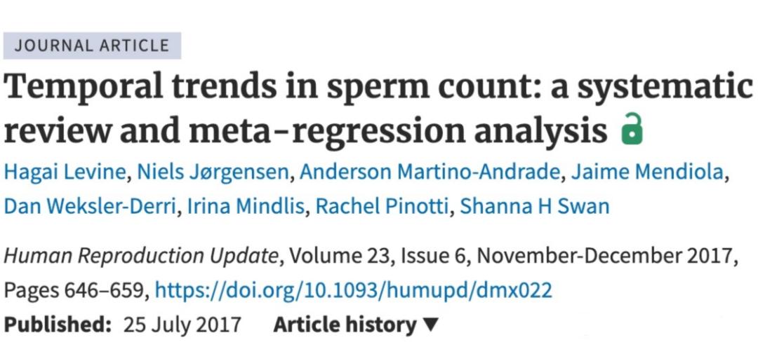 佳联生技：全球男性生育能力断崖式下跌