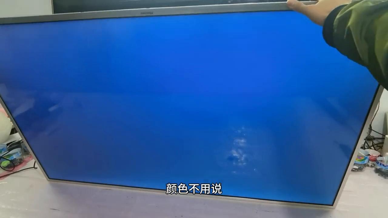 16y三星屏边条排线连接在一起无法点半边。只有随机割了