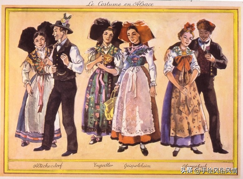 法国民族服装,法国和沙俄军服