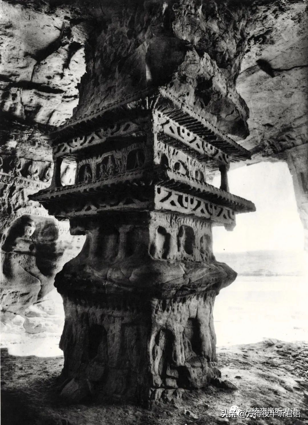 梁思成等|云冈石窟中所表现的北魏建筑