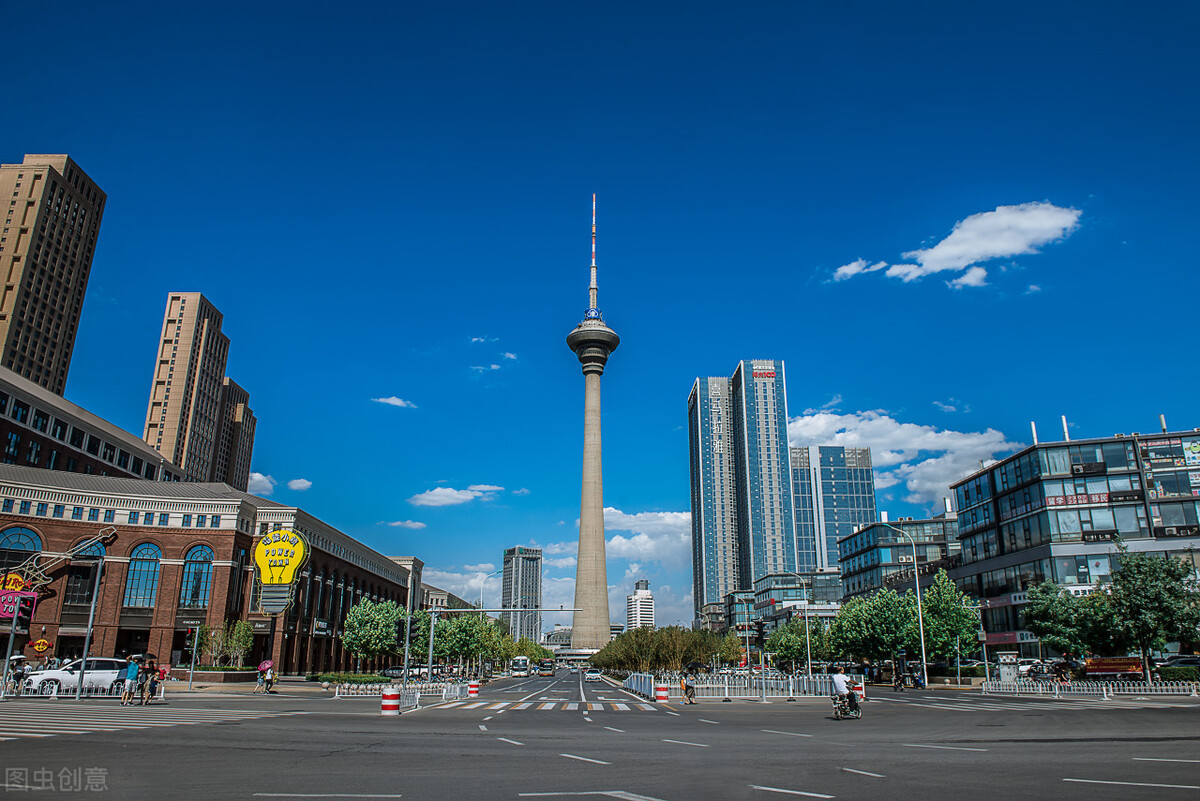 我眼中的天津天塔,天津高清天塔美景图片