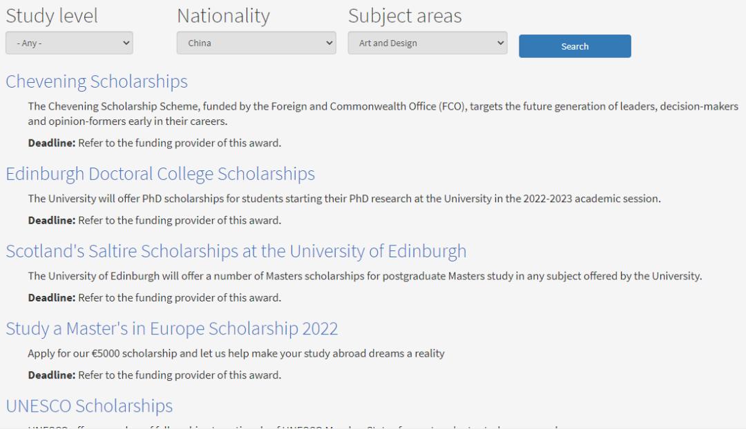 只针对中国留学生的1w+镑奖学金，速申