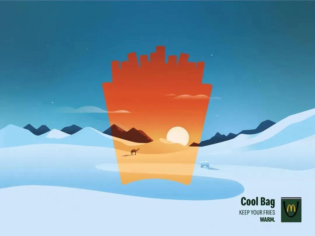 麦当劳新品汉堡海报,麦当劳最新夏日海报分析