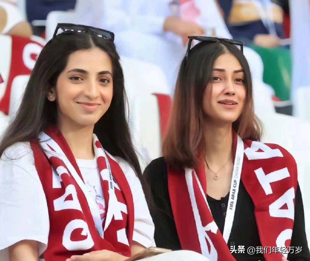 卡塔尔世界杯美女如云，各国美女齐聚一起，百花争艳
