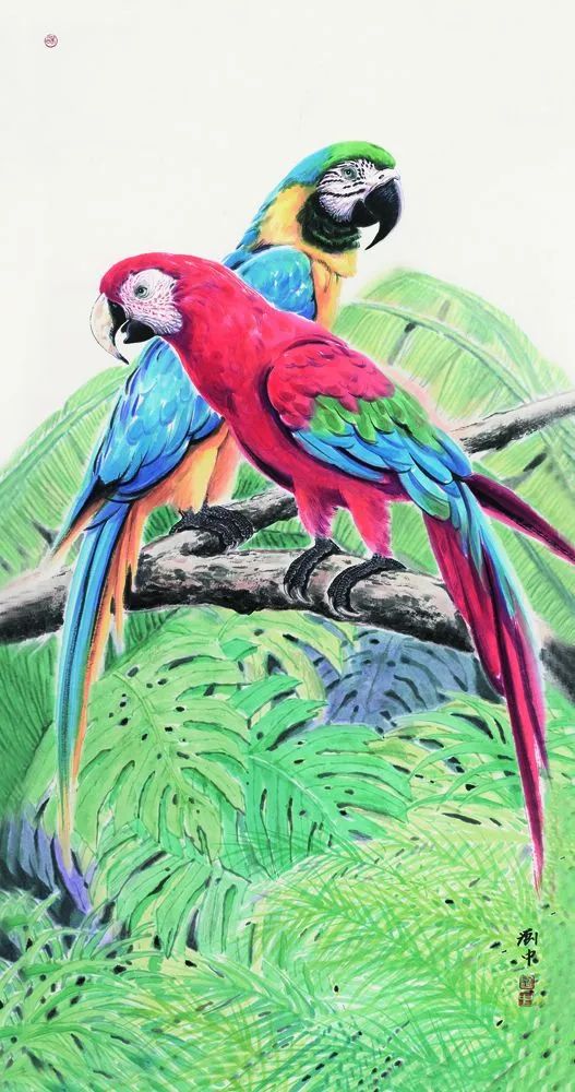 国画的神韵，西画的写实