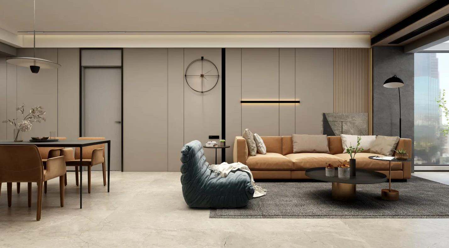 家装风格效果图大全轻奢110平,轻奢风格家装餐厅平面图