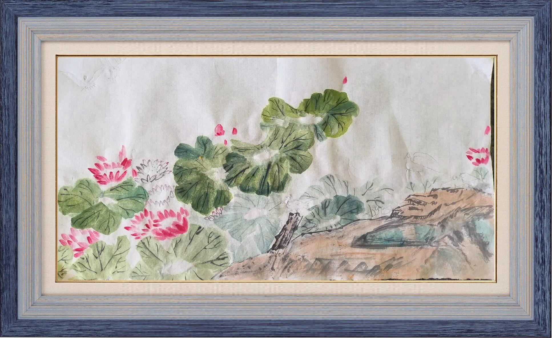 第五十九节绘画课【花卉提高】出水关蓉(上)