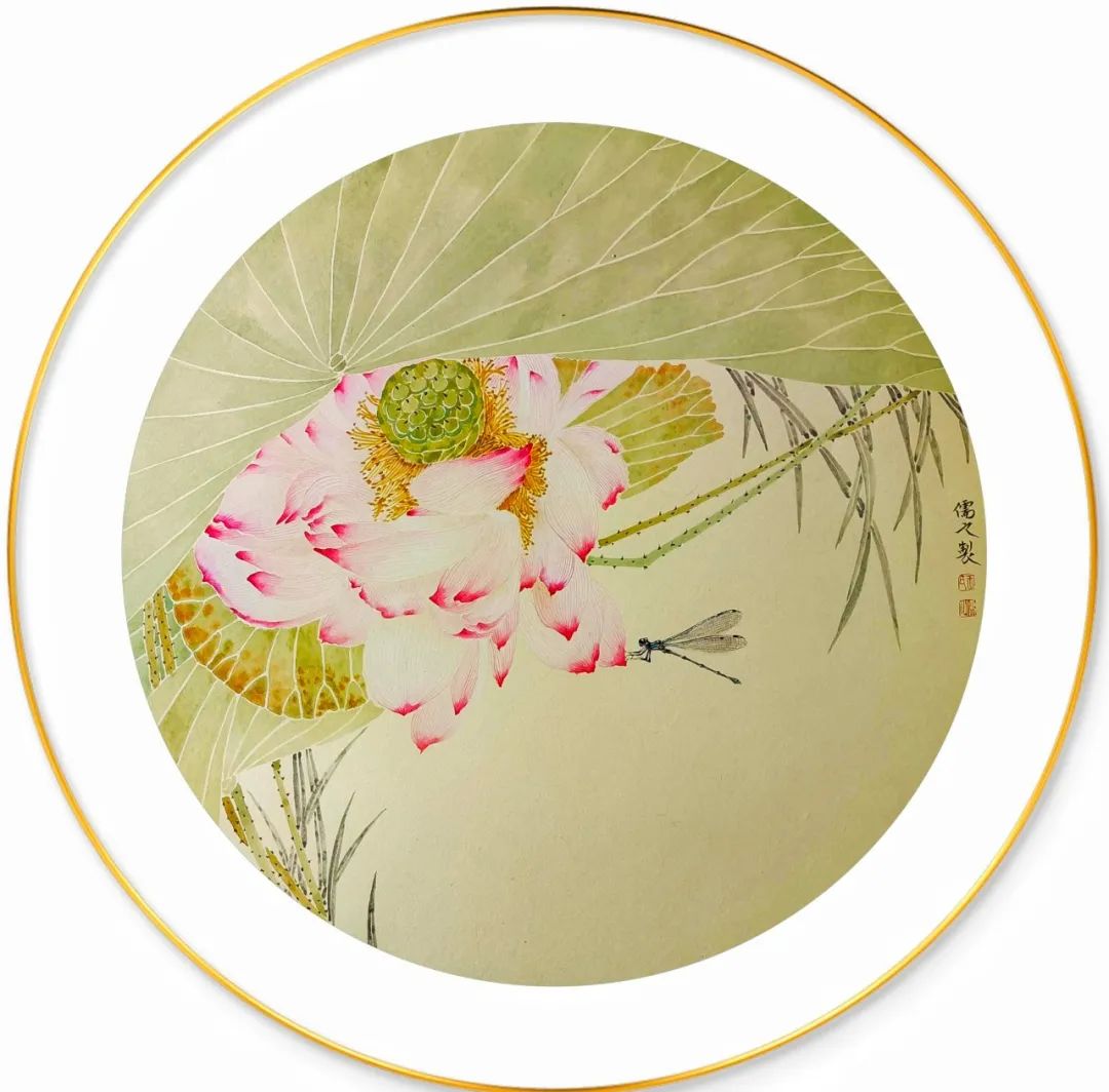 勾线画色彩,好的工笔画白描勾线画