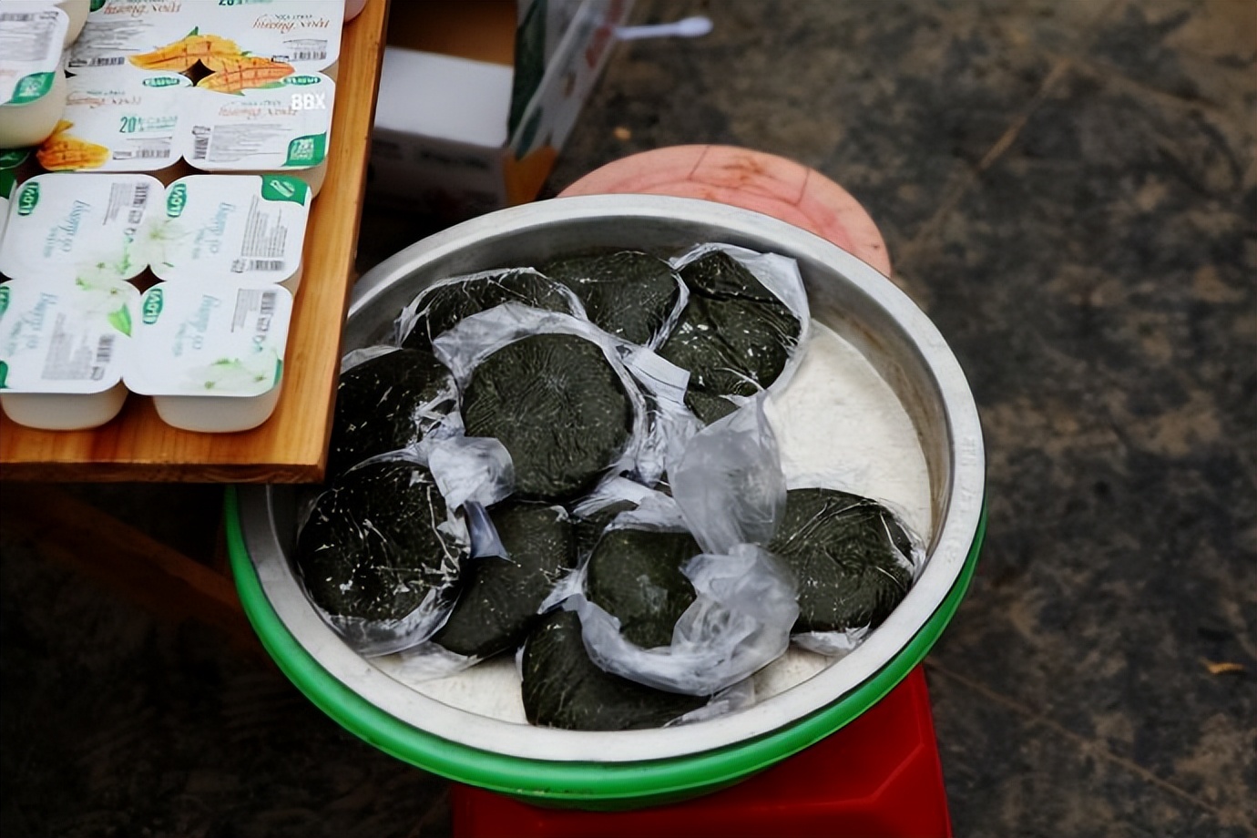 中越边境越南的露天集市,高平集市