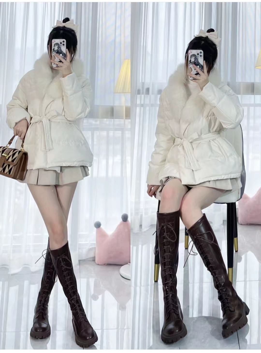 显高又显瘦的长筒靴,显瘦百搭又好看长筒宽靴