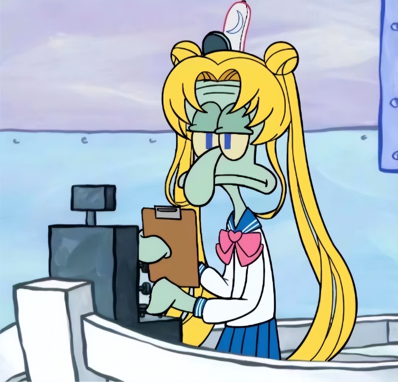 他是乌贼的大兄弟，游戏王中的章鱼哥