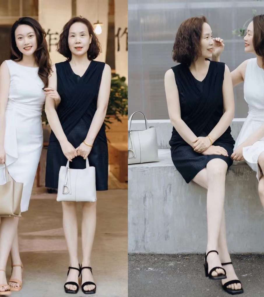 四十岁女人这样穿裙子又减龄时尚,40岁的女生130斤适合穿什么裙子