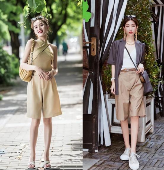 夏季穿的阔腿裤显瘦版,显瘦百搭的裤子夏季阔腿裤