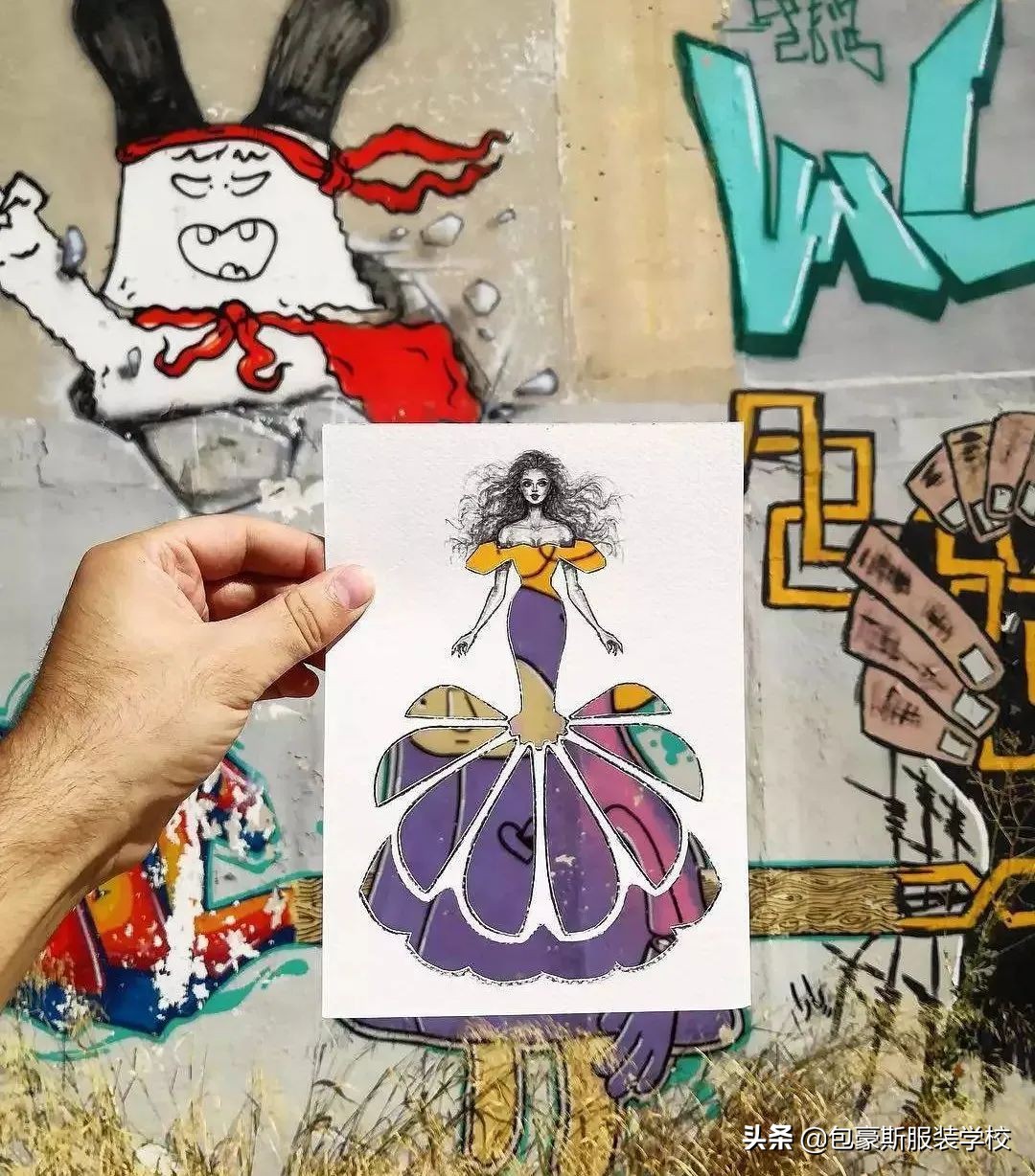 国际时尚插画师插画作品欣赏图文,创意插画古埃及