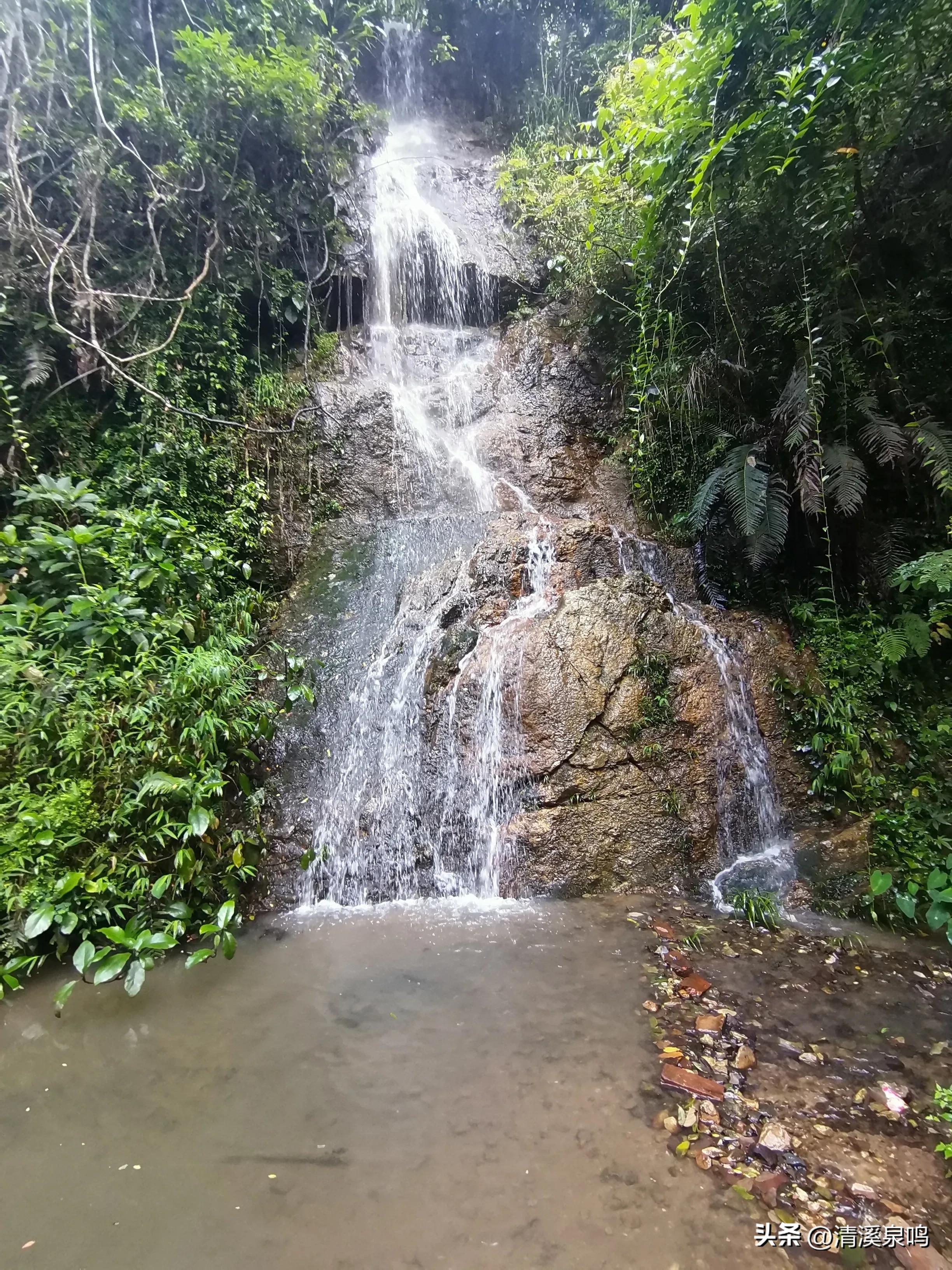 白水寨亲瀑台,白水寨瀑布最佳观景台多高